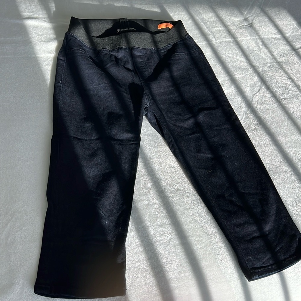 Tory Burch Navy Cropped Legging Size 25